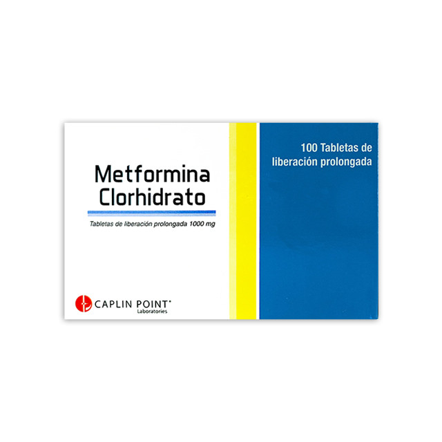 METFORMINA CAPLIN 1000 MG X 100 TABLETAS