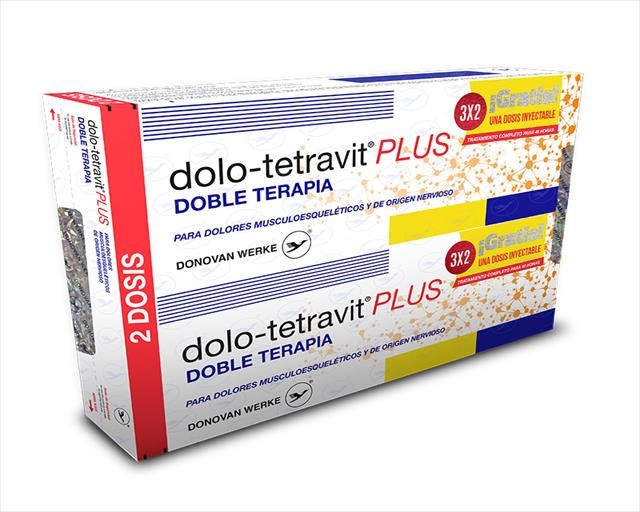 DOLO TETRAVIT PLUS DT X 2 DOSIS + 1 GRATIS