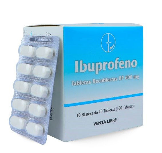 IBUPROFENO CAPLIN 600 MG X 100 TABLETAS