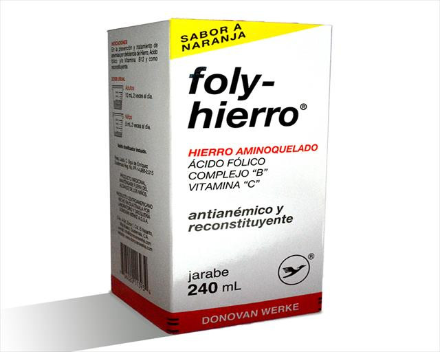 FOLY HIERRO X 240 ML JARABE