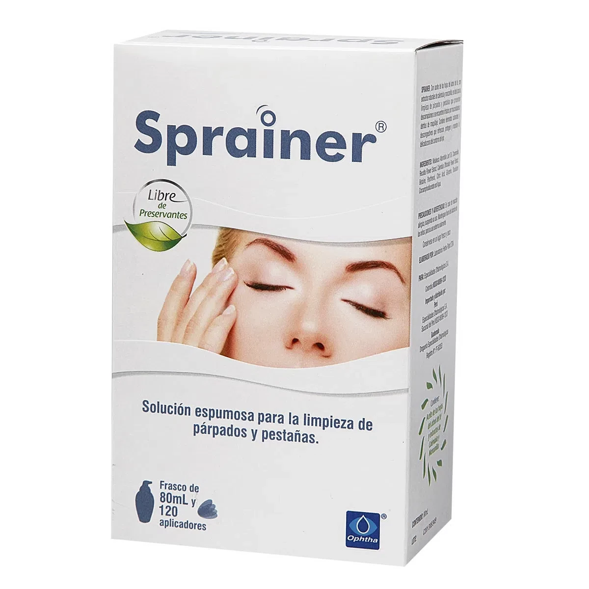 SPRAINER SOLUCION PARPADOS Y PESTAÑAS X 80ML